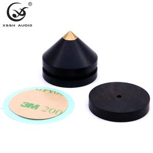 YIVO XSSH Audio HI-FI Cône en <span class=keywords><strong>bois</strong></span> et laiton, amortisseur de vibrations, pic isolant, pic en <span class=keywords><strong>bois</strong></span> et métal, support d'amplificateur CD, patin de <span class=keywords><strong>pied</strong></span>, OEM - Product Image 4