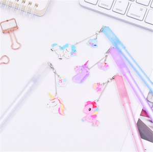 Vendita calda sacchetto di scuola studente di cancelleria <span class=keywords><strong>penna</strong></span> <span class=keywords><strong>unicorno</strong></span> carino scuola di cancelleria a buon mercato prezzo del pendente 2019 <span class=keywords><strong>penna</strong></span> gel - Product Image 2