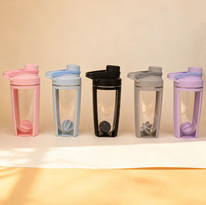 עיצוב חדש bpa חינם לטק משקה בקבוק מים פלסטיק שקוף בקבוק מים פלסטיק בקבוק חלבון שייקר - Product Image 3