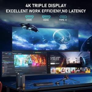 Soyeer Intel AD15 MINI PC I5 <span class=keywords><strong>12450H</strong></span> 12650h WIFI6 Mini PC 1000M DDR4 32G 512G SSD Win11 Pro Ordinateur de jeu 4K HD2.0 - Product Image 4