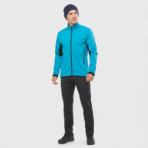Chaquetas Softshell de Lona a la Moda para Hombre y Mujer, Chaqueta Deportiva Impermeable con Cuello Alto y Capucha para Otoño - Product Image 1