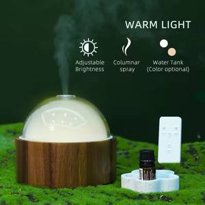 Base en bois véritable nouvelle conception directe d'usine avec diffuseur d'arôme ultrasonique à la mode de 300ml - Product Image 3