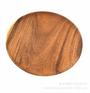 ידידותי לסביבה יפנית, צלחת חטיף עץ acacia צלחת קטנה עם עיצוב אלגנטי למפגשים ביתיים או חיצוניים - Product Image 2