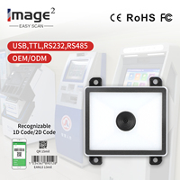 EM23K OEM Embedded 1D 2D QR Code Scanner RS232 RS485 Módulo de escáner de código de barras USB para máquina de quiosco