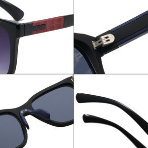 نظارات شمسية كلاسيكية عصرية لعام <span class=keywords><strong>2026</strong></span> بعدسات زرقاء وإطار بلاستيكي، رؤية عالية الوضوح، نظارات شمسية للرجال - Product Image 2