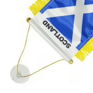 Nuoxin Top Bán Tùy Chỉnh Trao Đổi Tất Cả Các Nước Mini Chiếu hậu Gương Scotland Cờ Bất Kỳ Logo Xe Mini Tùy Chỉnh Tổ Chức Sự Kiện Cờ