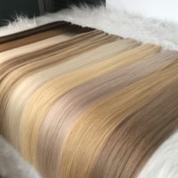 Findvirginhair – tissage en lot de cheveux Remy russe 12a, Double tissage, à la Machine, plat, cousu, perlé, noué, Premium