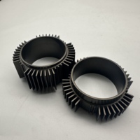 Manchon en aluminium à ailettes personnalisées en forme de tournesol pour la dissipation thermique des compresseurs d'air et des moteurs