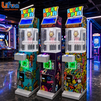 LIFUN Lucky Spin 24 Clips Machine de jeu à récompenses basée sur les compétences, en métal et plastique, version anglaise, garantie 1 an, pour divertissement familial et entreprises d'arcade