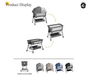 Berceau pour bébé personnalisable avec logo, best-seller, à placer près du <span class=keywords><strong>lit</strong></span> <span class=keywords><strong>de</strong></span> la mère, avec grand panier <span class=keywords><strong>de</strong></span> rangement - Product Image 5