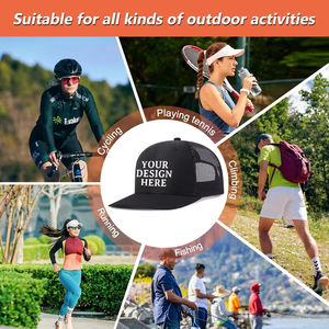 Casquette Trucker Unisexe Richardson Style 112, 6 Panneaux, Patch Tissé, Noir, Polyester/Coton, Maille Respirante, Performance Cyclisme, Tendance Décontractée - Product Image 3