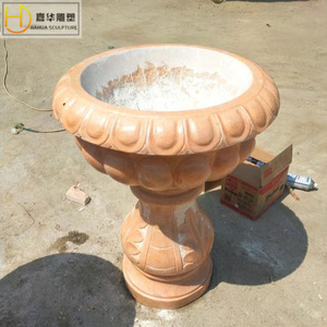 Jiahua - Pot de fleurs en pierre de style européen - Colonne - Jardinières d'extérieur - Product Image 5