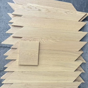 Suelo de Roble Chevron de Primera Calidad, 3 1/2 Pulgadas, Acabado Ligero Cepillado, Suelo de Roble Blanco Multicapa para Interiores - Product Image 3