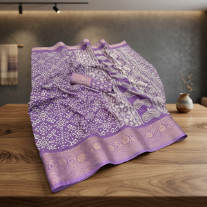Blusa exclusiva de Sari de seda Dola más vendida, Ropa Étnica de moda para mujeres indias para fiesta nupcial, exportación, último diseño de Boutique - Product Image 3