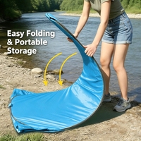 Tente de douche extérieure pliable multifonctionnelle, sans installation, ouverture rapide, toilettes portables, douche de camping et tente de change pour plus d'intimité