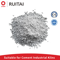 Matériau réfractaire industriel de première qualité, coulage réfractaire renforcé de fibres d'acier à haute teneur en alumine, approvisionnement direct usine