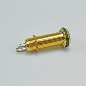 Conector de salida de 6.35mm para guitarra acústica estéreo/mono, con pin de correa de cobre - Product Image 5