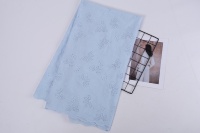 100% coton respirant confortable élégant et noble tissu de dentelle brodé à la main pour les produits de vêtements en stock