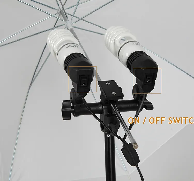 Nhà Máy Giá ảnh studio E27 Đèn chủ với switch cho nhiếp ảnh với CE ROHS