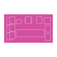 Tapis de jeu TCG en caoutchouc chauffant personnalisé pour jeux de cartes de table, design anime personnalisé pour jeux de cartes