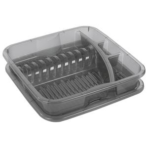 Escurridor de Platos ROTHO para Fregadero Geométrico, Juego de 3 Piezas con Bandeja de Drenaje y Porta Cubiertos - Product Image 1