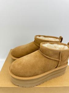 Bottines pour femmes en daim personnalisées 2026, nouvelle collection automne/hiver, avec semelle épaisse et rembourrée - Product Image 3