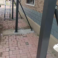 Auvent rétractable motorisé électrique et étanche pour balcon et protection contre la pluie, tailles personnalisées, structure en alliage d'aluminium