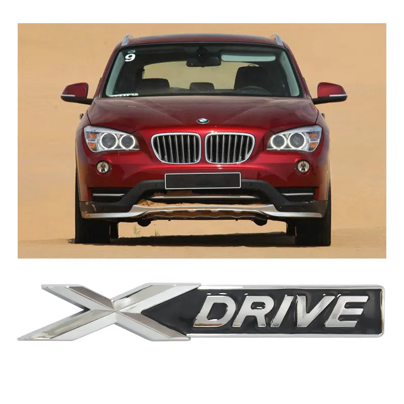 Pegatinas de plástico para coche emblema de coche X DRIVE PARA BMW X1 X3 X5 X7