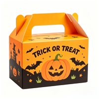 Boîtes de fête d'Halloween en gros pour enfants, pour cupcakes, avec logo personnalisé, emballage en papier pour friandises ou farces, usine d'emballage pour pâtisseries
