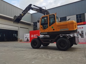 Maquinaria de construcción Jinggong excavadora de China excavadora mecánica excavadora de ruedas para la venta - Product Image 3