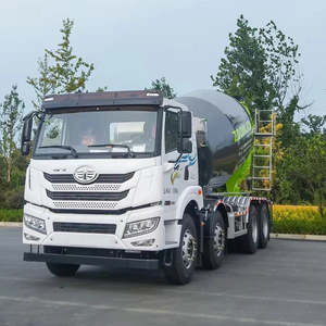 Camion malaxeur à béton à quatre essieux de la capacité 10F Camion malaxeur à béton à pompe de haute précision de productivité 10F - Product Image 6