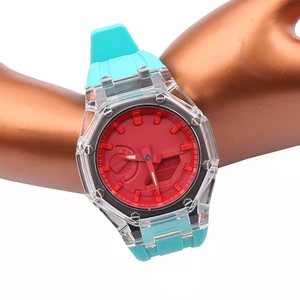Pour Casioak GA2100 <span class=keywords><strong>GA2110</strong></span> GAB2100 2110 boîtier PC pour bracelet de montre en caoutchouc <span class=keywords><strong>Gshock</strong></span> Kit de Modification Transparent - Product Image 4