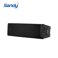 Système de sonorisation professionnel de scène, haut-parleur actif à large bande 3 voies, double 12 pouces, 50A, haute puissance, HDL, pour extérieur, type Line Array