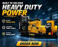 Générateur diesel Wagna DC1650 1200 kW 1500 kVA 50 Hz 1500 tr/min refroidi par eau triphasé pour l'exploitation minière et industrielle, moteur Weichai, démarrage 24 V CC