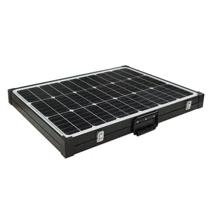10W 9V 12V 24V 36V 48V Portable Suitcase Foldable Solar Panel 100W Solar Panel Price
