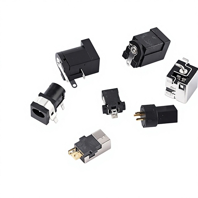 Factory Wholesale Horizontal Steel Ball DC Charging Socket Various Styles for Audio Video Devices