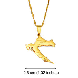 <span class=keywords><strong>แผนที่</strong></span><span class=keywords><strong>โครเอเชีย</strong></span>และเมืองชื่อจี้สร้อยคอสีทองสแตนเลสหญิง<span class=keywords><strong>แผนที่</strong></span>ของเครื่องประดับ<span class=keywords><strong>โครเอเชีย</strong></span> #213821 - Product Image 2