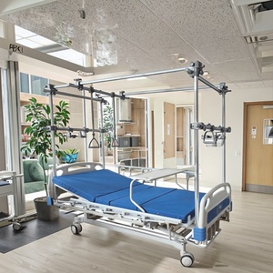 Letto Ortopedico per Trazione con Telaio Rimovibile in Metallo Regolabile Moderno per Trattamento Fratture Uso Scolastico - Product Image 3