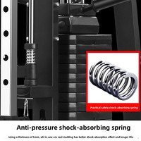 Offre Spéciale – Machine Smith Multifonctionnelle en Métal pour Usage Domestique – Rack d'Entraînement Fonctionnel Complet pour Fessiers et Ischio-jambiers