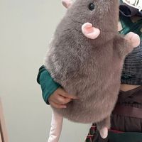Peluche Souris Fleur Géante Adorable, Coussin Super Doux, Compagnon Idéal, Coton PP, Anniversaire
