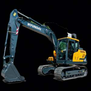 Excavadora de cadenas Hyundai HX155L fabricada en Corea con motor, bomba y transmisión en venta - Equipo de construcción de alta eficiencia - Product Image 1