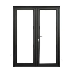 yilin brands fixed glass and aluminium big side hung door system casement window doors