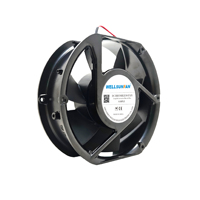 Ventilateur de refroidissement CPU WELLSUNFAN à haut débit d'air, 7 pouces, micro-miniature, DC17251, cadre en aluminium pour boîtier d'ordinateur, refroidisseur CPU fin