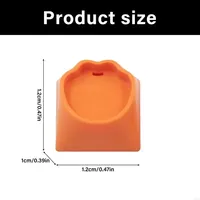 Custom Cute Silicone Cat Paw Claw Artisan Keycaps for Mechanical Keyboards Soft 3d Design DIY Customizable Oem Bulk