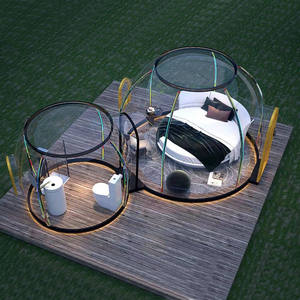Carpa de PC Impermeable e Ignífuga, Redonda, Transparente, para Acampar al Aire Libre, Casa Domo de Lujo para Glamping SG-DL-020, Domo para Glamping SG-DL-020 SG-D - Product Image 3