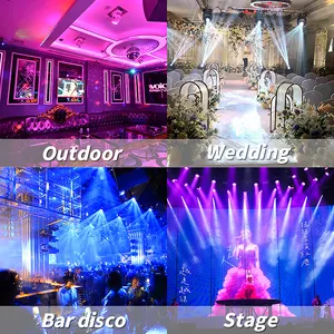 Shtx Verkoopkampioen Full Color 8 Ogen Dmx 500Mw Lazer Rood Groen Blauw Bar Moving Head Rgbw Led Laserbeam Projector Lights