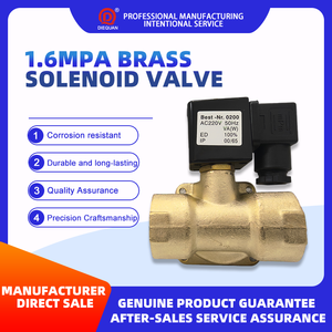 Endüstriyel Pilot Kumandalı 1.6Mpa Yüksek Basınçlı Su Kontrolü 2/2 Yollu DN25 Normalde Kapalı Pirinç Solenoid Valf - Product Image 2