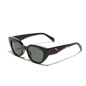 Gafas de Sol de ojo de gato estilo Caperucita Roja Vintage marca de moda de Corea <span class=keywords><strong>del</strong></span> <span class=keywords><strong>Sur</strong></span> UV400 PC de <span class=keywords><strong>calle</strong></span> transfronterizo para hombres y mujeres - Product Image 2
