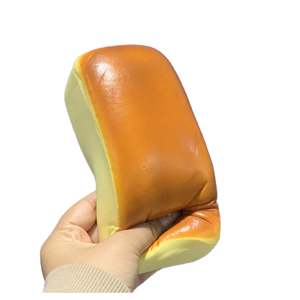 Vui Nhộn Và Căng Thẳng Giảm PU Chất Liệu Bánh Mì Hình Mô Phỏng Đồ Chơi Fluffy Muffin Mô Hình Với Phô Mai Mật Ong Ngọt Ngào Bơ - Product Image 1
