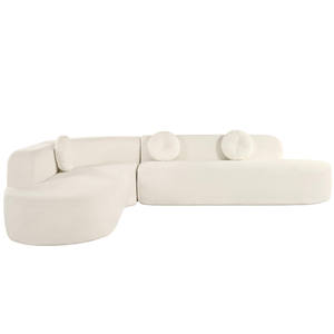 TikTok Trending 2026 Fabric Upholstered Sectional L-Shaped <b>Sofa</b> in Box Vacuum Compressed Space Saving 80% <b>for</b> Overseas Shopping - Product Image 6